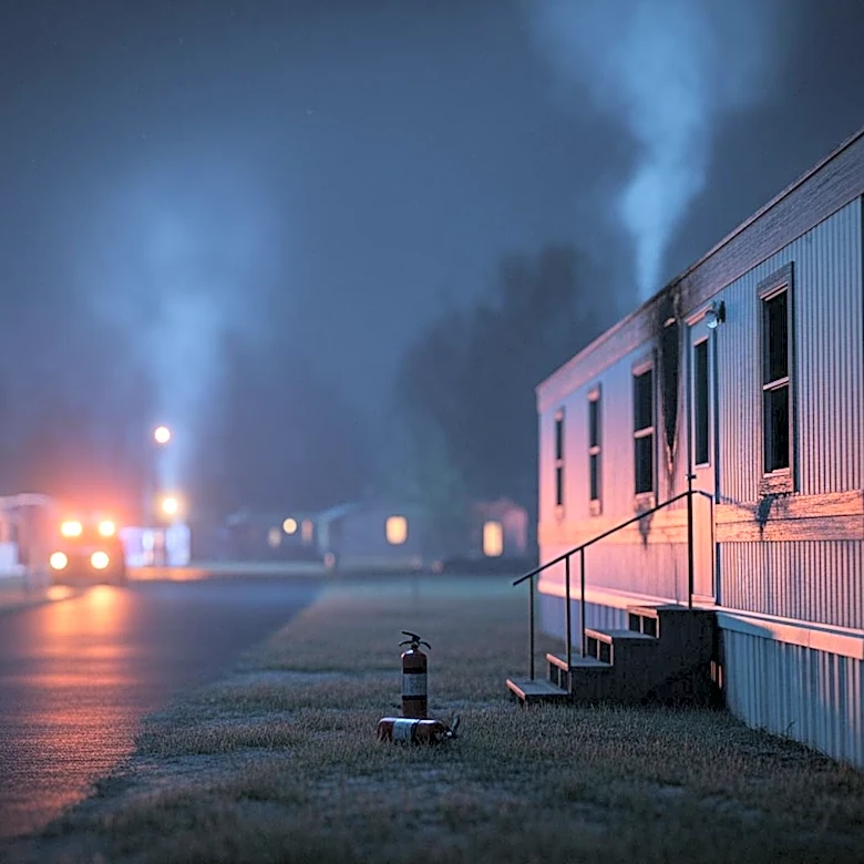 Resident Arrested in Suspected Arson of Minnesota Mobile Home