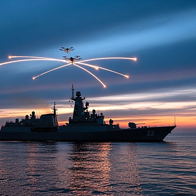Iran Claims Missile and Drone Warnings Fired at US Warships in Gulf of Oman