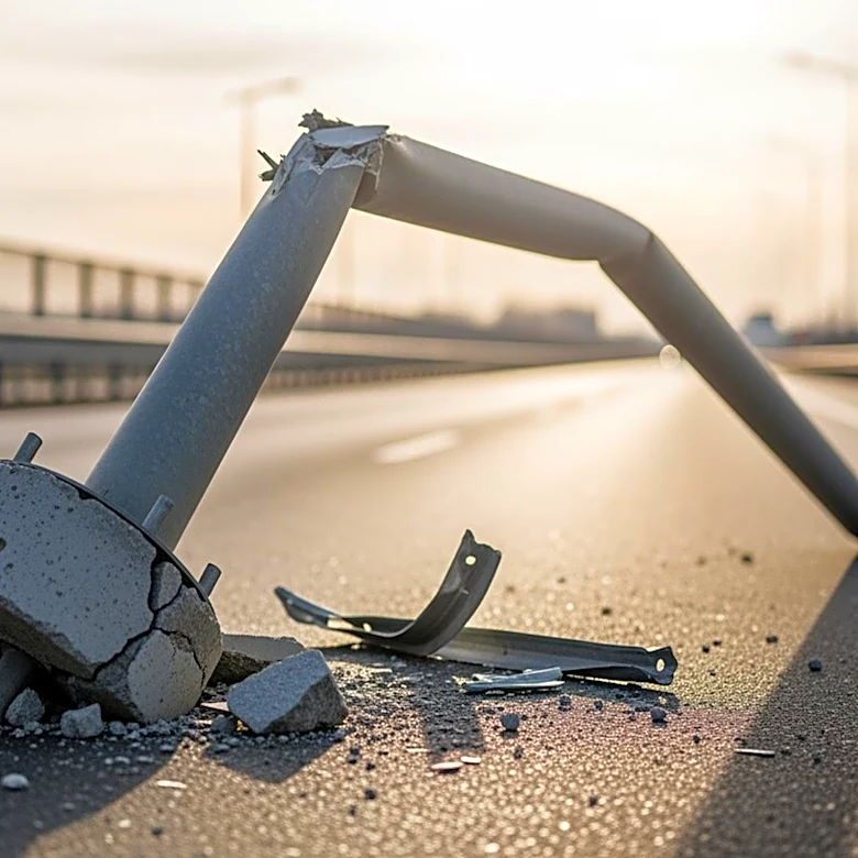 NTSB Report Clarifies Incident: Light Pole Debris Strikes Baltimore Truck on New Jersey Turnpike