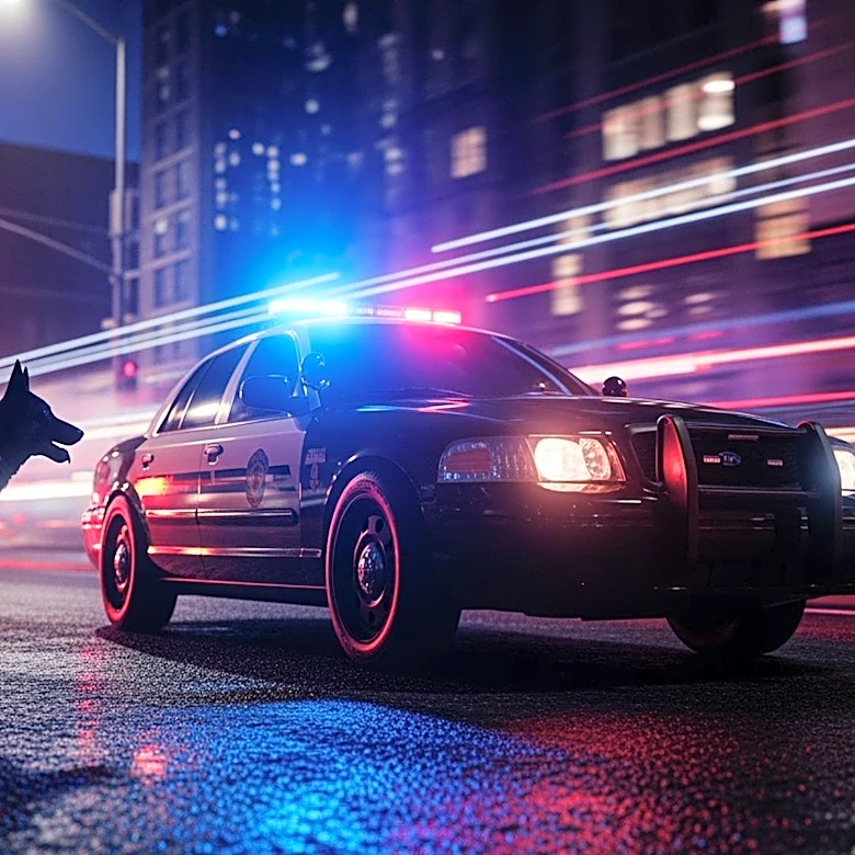 Dramatic Police Chase in Los Angeles Ends with K-9 Takedown