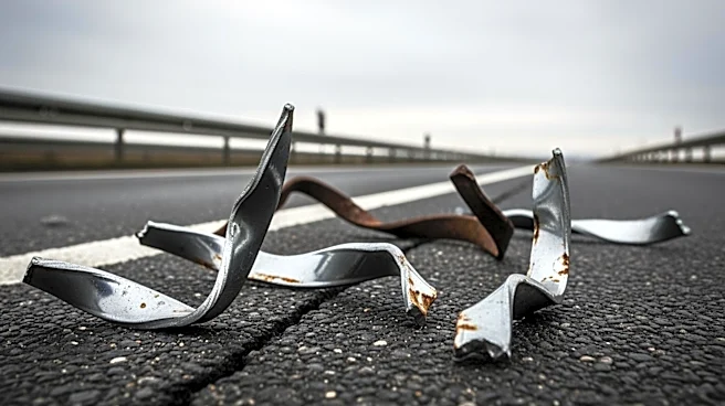 Metal Debris from Flatbed Truck Causes Serious Injury on Interstate 70