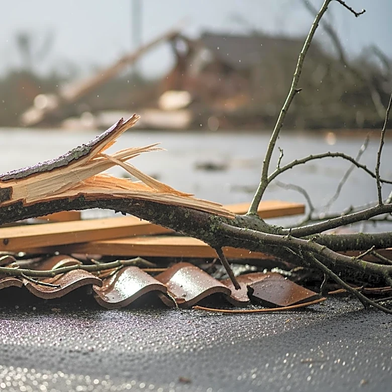Severe Storms Cause Structural Damage in Fayette County