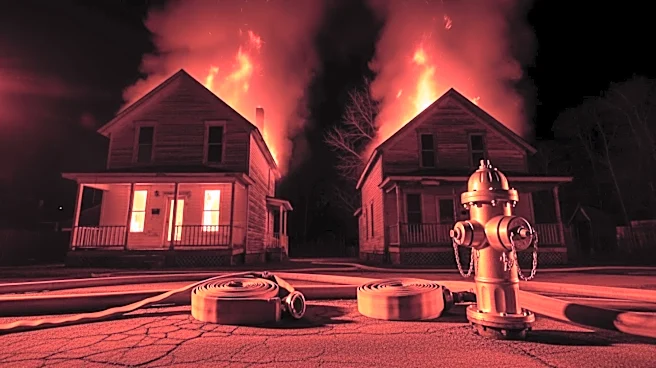 Fire Crews Battle Blaze in Vacant Houses in Chicago's Morgan Park