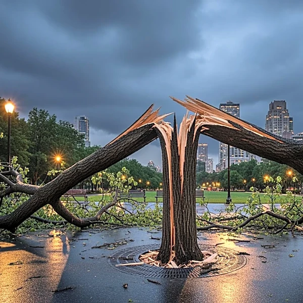 Severe Weather in NYC Results in Fatality and Extensive Tree Damage