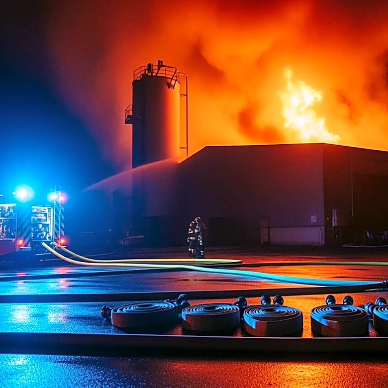 Rochester Fire Department Battles Massive Five-Alarm Fire at Pallet Express