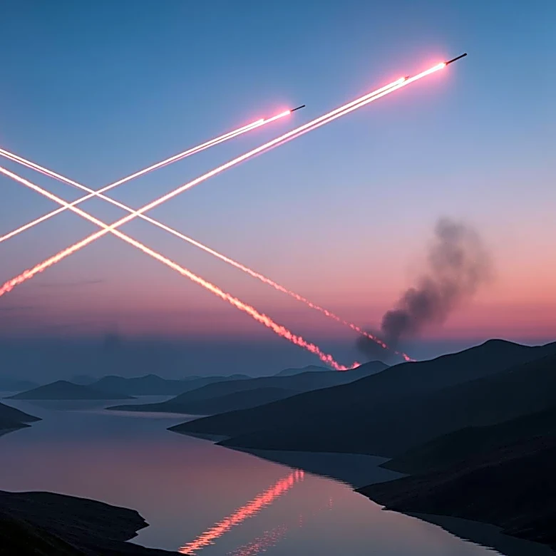 Iran Launches Missiles at Northern Israel Following Beirut Strike