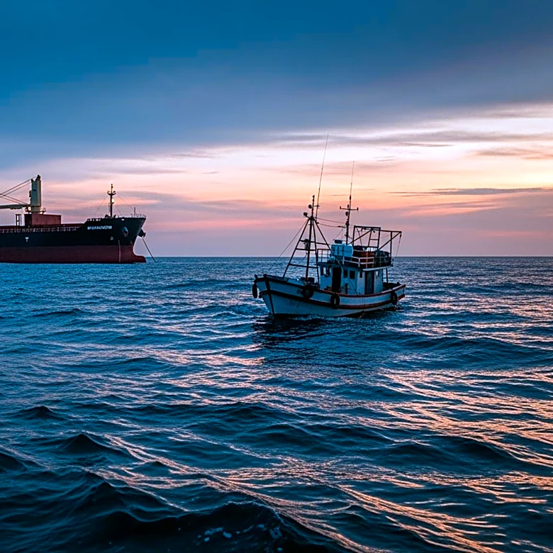 Bulk Carrier Crew Rescues Fishermen from Sinking Boat Near Philippines