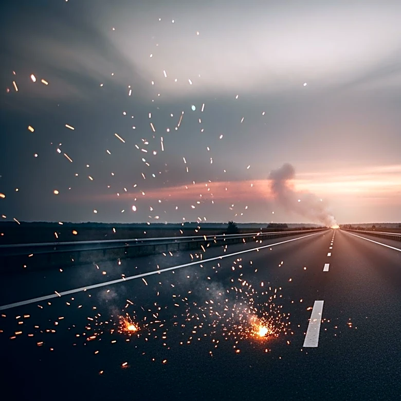 Fireworks Truck Explosion Causes Traffic Standstill on Tennessee Highway