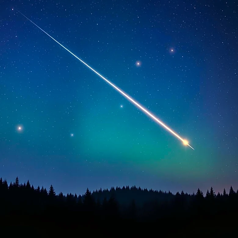 Meteor Streaks Across Pacific Northwest, Captivating Skywatchers