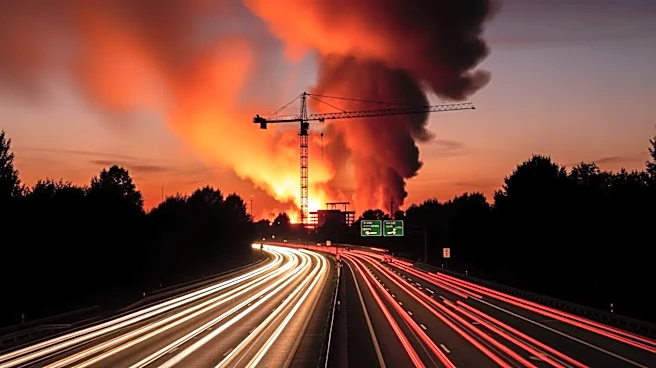 Fire Breaks Out Near Long Beach Construction Site, Causes Traffic Disruptions