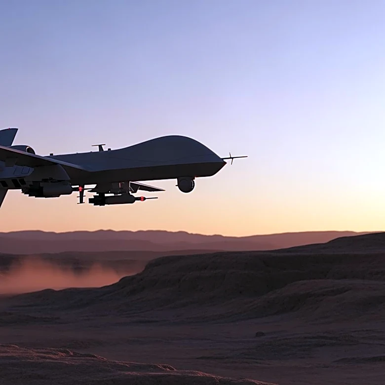 US Navy Drone Rescues Soldiers After Apache Crash in Middle East