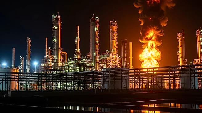 Ukrainian Military Strikes Major Russian Oil Export Facility, Causing Significant Fire