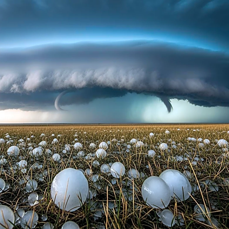 Severe Weather Hits Eastern Colorado with Large Hail and Possible Tornadoes