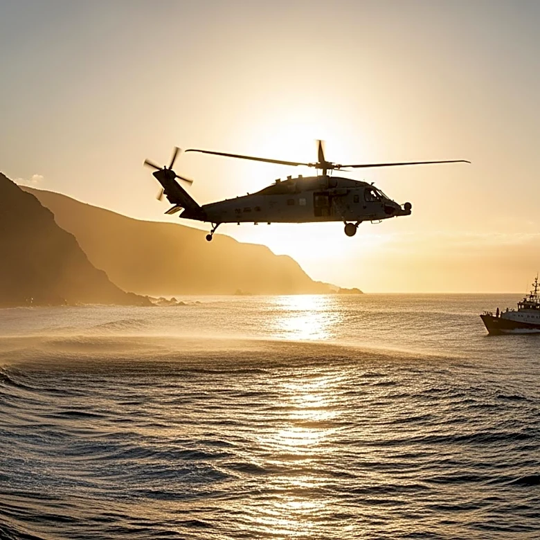 U.S. Military Crew Rescued After Helicopter Incident Near Strait of Hormuz