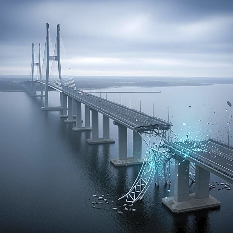 Drones Strike Chonhar Bridge, Disrupting Key Logistics Route in Ukraine