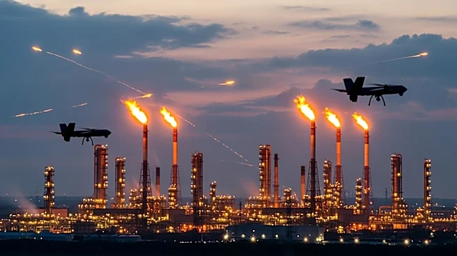 Ukrainian Drones and Missiles Target Russian Oil Refinery and Manufacturing Site in Long-Range Strikes