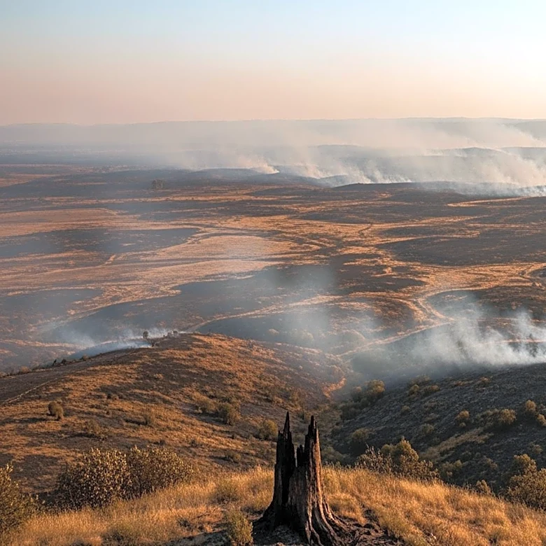 Putah Fire in Yolo County Escapes Control, Scorches Over 800 Acres