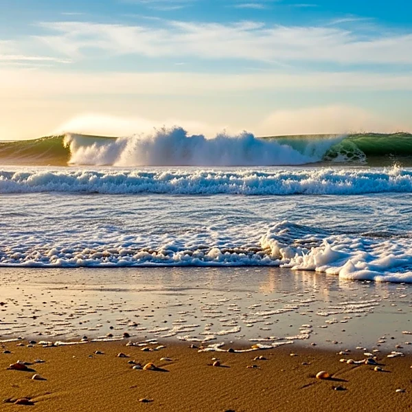 Orange County Beaches Attract Crowds Amidst Big Wave Action
