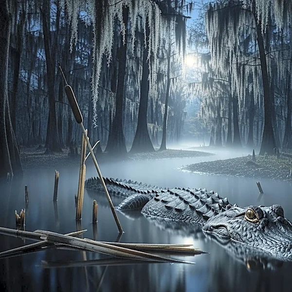 Louisiana Man Fleeing Police Encounters Alligator, Leading to Arrest