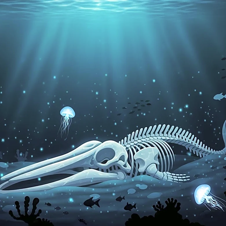 Scientists Discover Deep Whale Graveyard Teeming with Marine Life