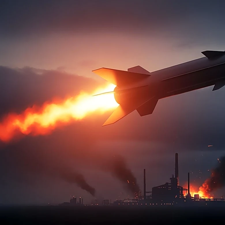 Ukrainian Flamingo Missile Strikes Russian Military Plant, Escalating Tensions
