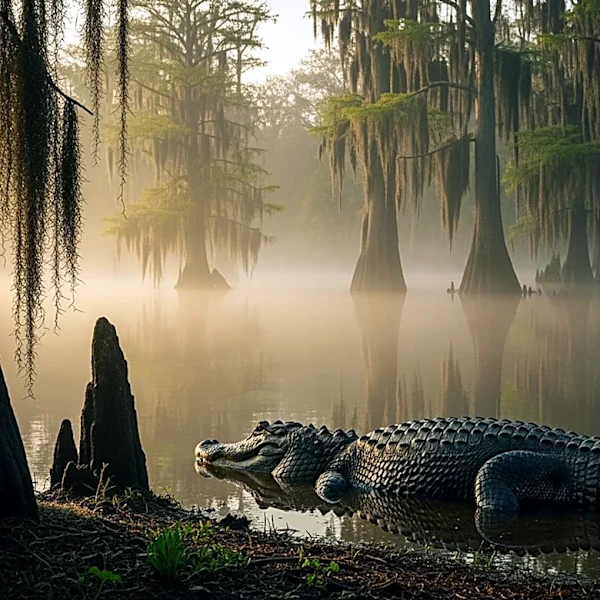 Louisiana Drunk Driver Flees Police, Encounters Alligator in Swamp