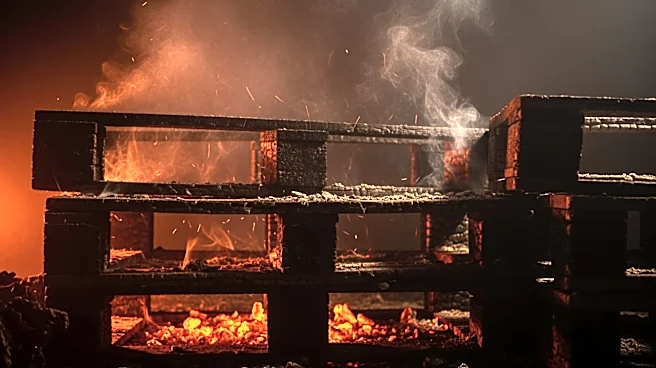 Fire Erupts at Pallet Yard in Orange County, Causes Significant Damage