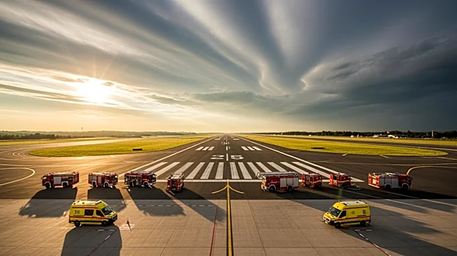 Gary Airport Conducts Full-Scale Disaster Drill Amidst Tornado Aftermath