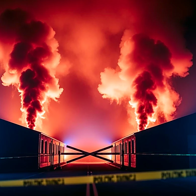 Los Angeles Warehouse Fire Prompts Shelter-in-Place Orders Due to Hazardous Air