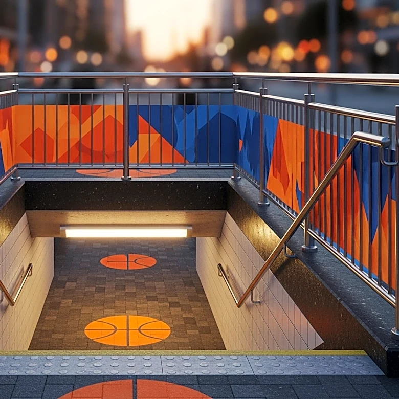 MTA Keeps Knicks-Themed Subway Entrance to Celebrate NBA Championship