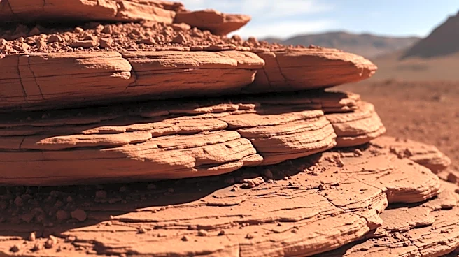 Curiosity Rover Surveys Martian Rock Bands for Geological Insights