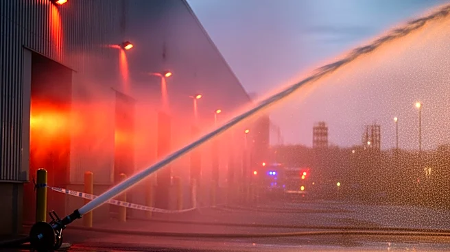 Los Angeles Fire Department Progresses in Extinguishing Boyle Heights Warehouse Fire