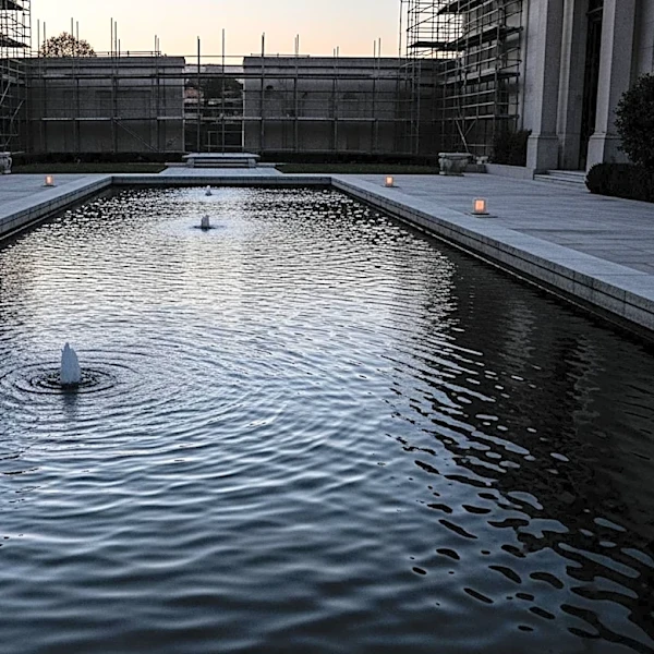 Former Olympian Arrested for Alleged Vandalism at Reflecting Pool During Rehabilitation Project
