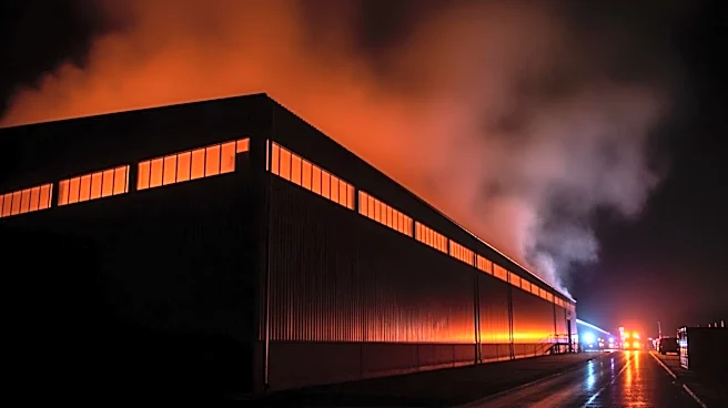 Boyle Heights Warehouse Fire Continues to Challenge Los Angeles Firefighters