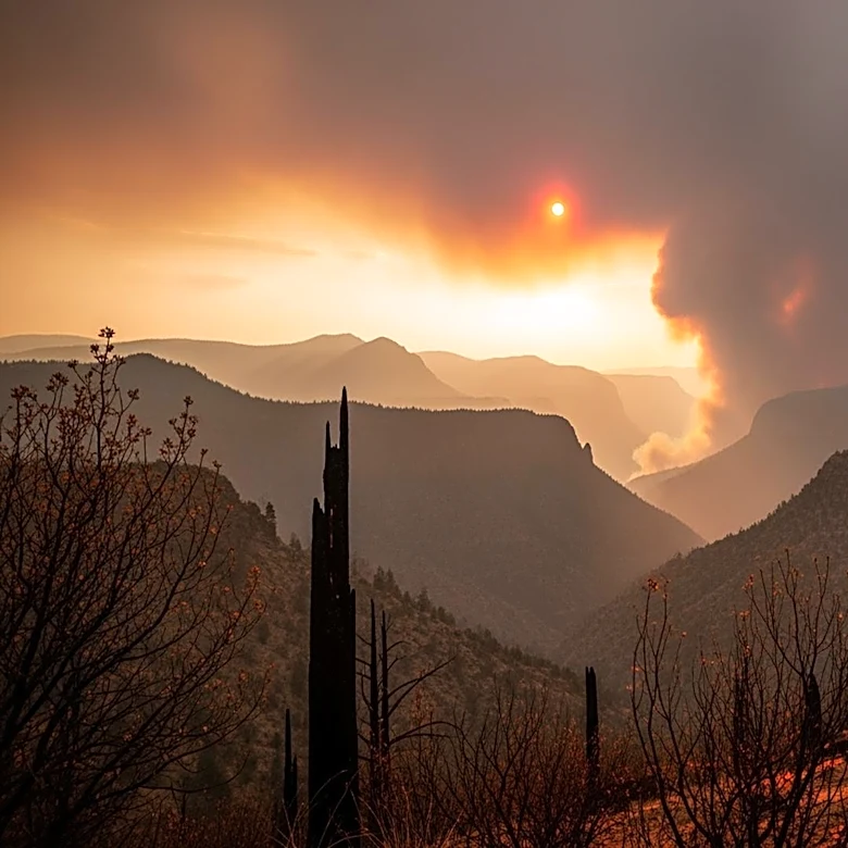 Iron Fire in Utah Forces Evacuations as Smoke Blocks Sun Near Eureka