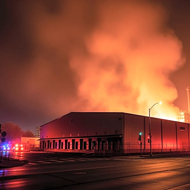 Los Angeles Warehouse Fire Prompts Emergency Declarations and Air Quality Concerns