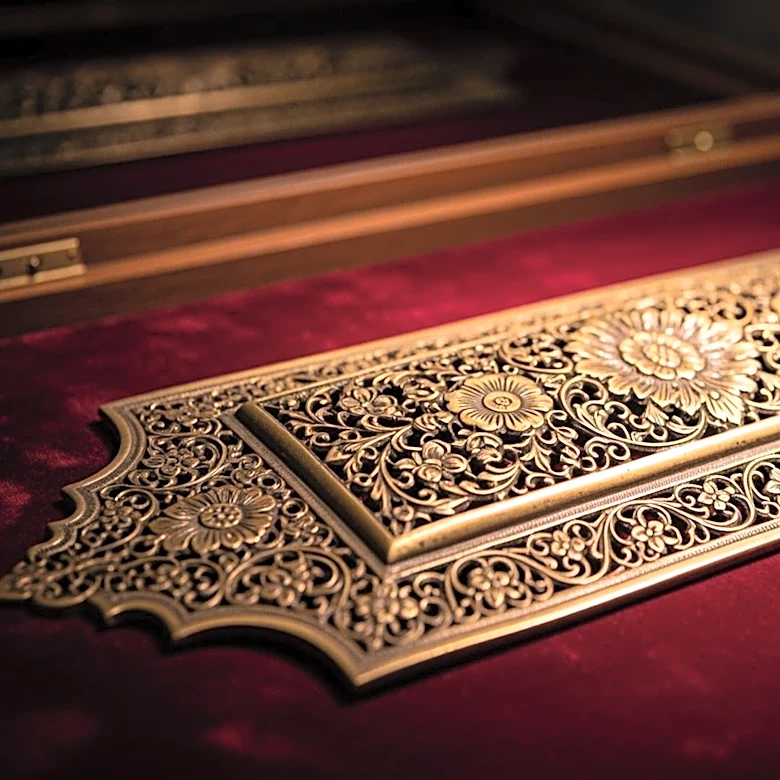 Historic Coffin Plate of Queen Caroline Heads to Treasure House Fair