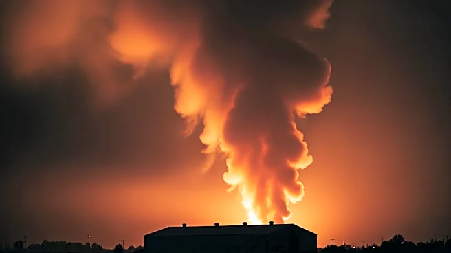 Boyle Heights Warehouse Fire Continues, Officials Warn of Air Pollution Risks