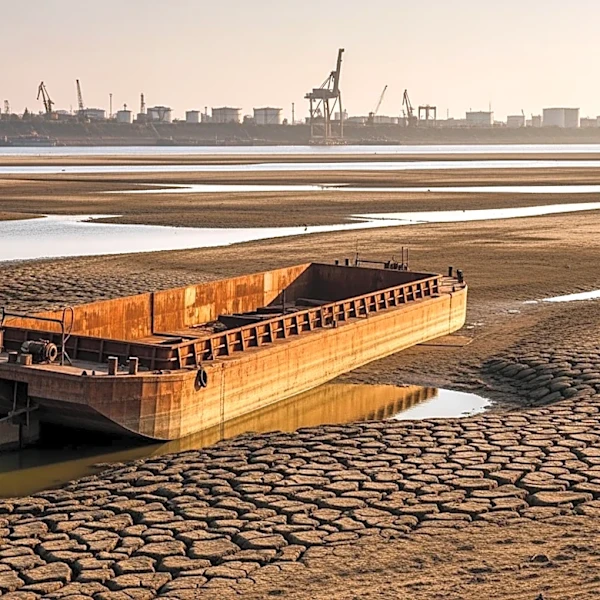 Heat Wave Lowers Rhine Levels, Straining Fuel Supply Chains in Western Europe