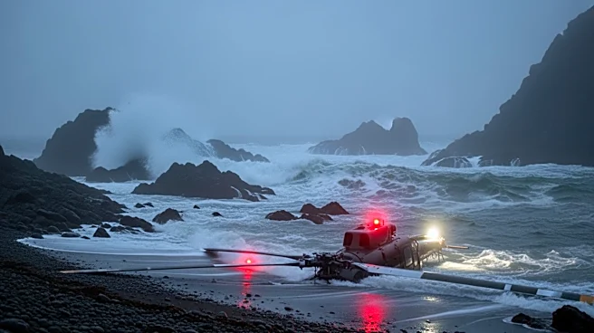 U.S. Coast Guard Helicopter Crash in Sitka Injures Four Crew Members