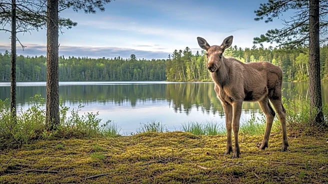 Maine Couple Intervenes to Save Moose Calf from Bear Chase