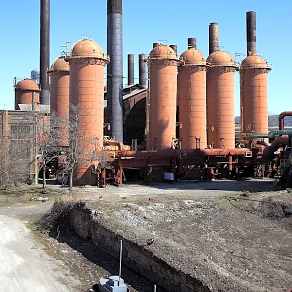 Massive Fire Engulfs Stockton's Historic Iron Works Building
