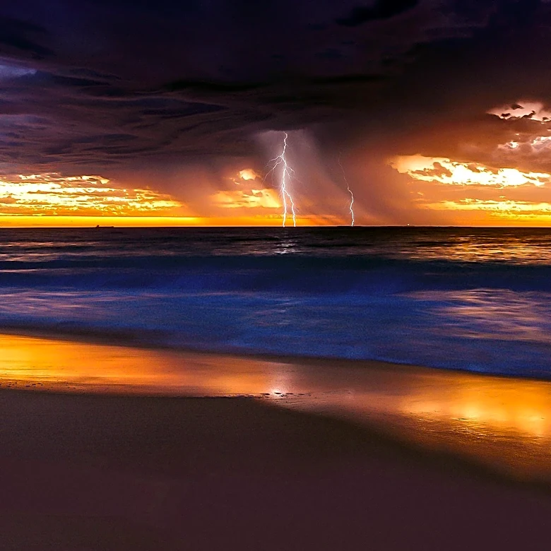 Lightning Strike at Florida Beach Leaves One Dead, Three Injured