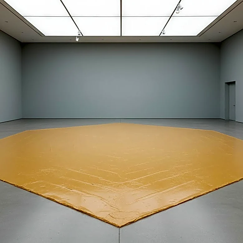 Dutch Museum Honors Late Artist with Peanut Butter Floor Installation