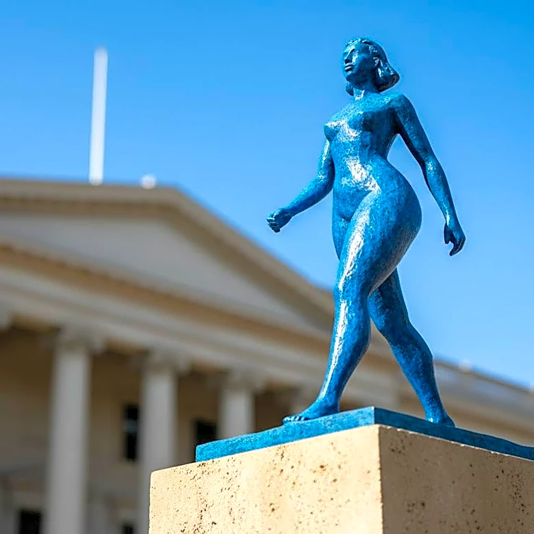 Tschabalala Self's 'Lady in Blue' to Transform Trafalgar Square's Fourth Plinth