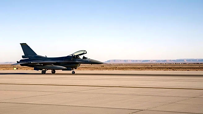 F-16 Fighter Jet Catches Fire During Emergency Landing in Greece