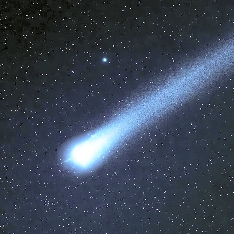 Comet Tempel 2's Dust Trail Observed as It Approaches Perihelion