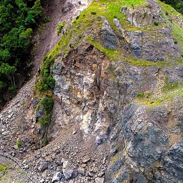 Colorado Department of Transportation Works to Clear Mudslide Debris on I-70