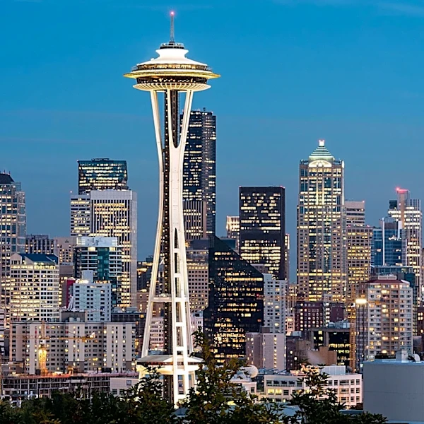 Seattle Police Search for Two Men After Parachuting Incident from Space Needle