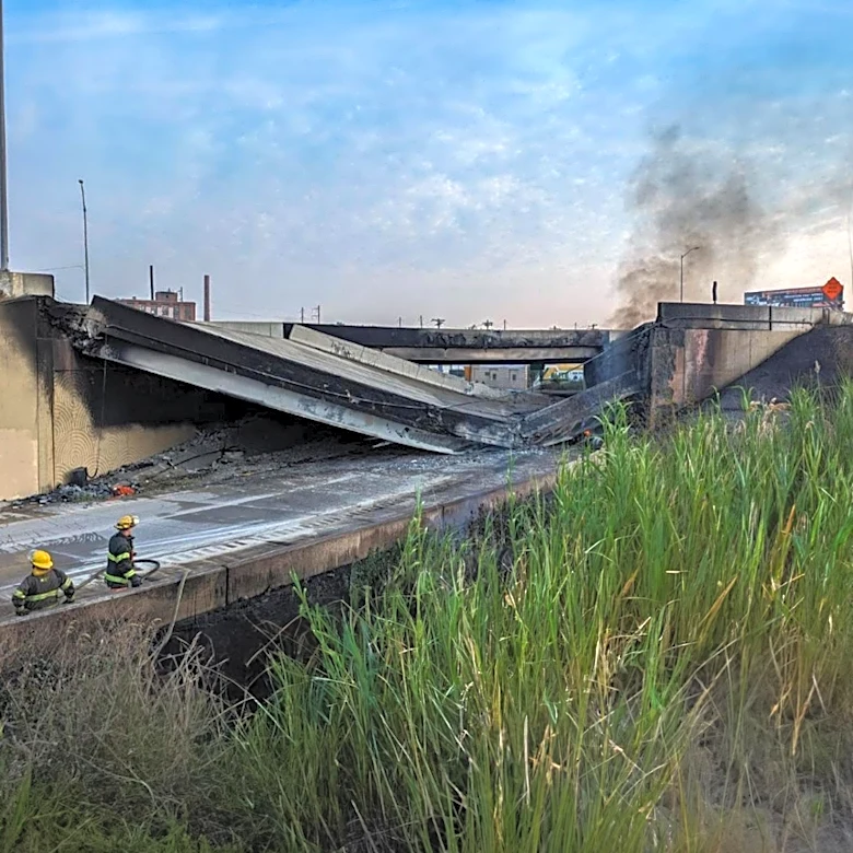 Firefighter Issues 'Mayday' During Blaze at Abandoned Independence Strip Mall Amid Redevelopment Plans